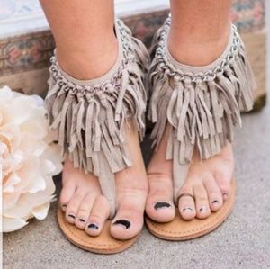 Not rate fringe sandal